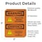 Signmission Safety Culture Sign, 3.5 in Width, Vinyl Decal, Rectangle, Bilingual OS-2PACK-WS-D-35-L-12888 - alternate 5